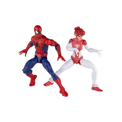 Figurine - Spider-man Legends - Spinneret Et Spider-man Pack De 2